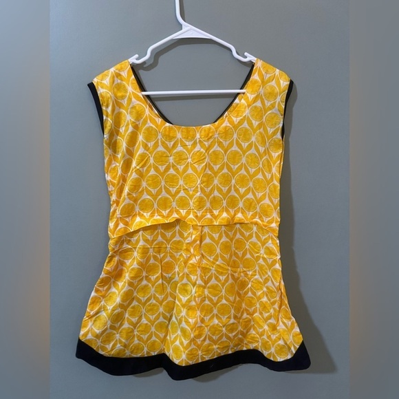 Handmade vintage tank tunic embroidered with flamingo scene size small - Picture 4 of 4